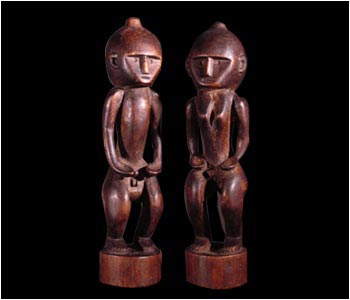 Pair of Ancestor Statue