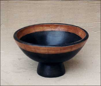 Black Terracotta fruit bowl