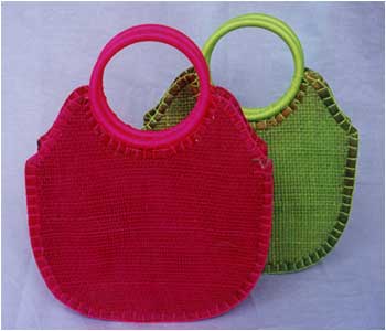 Agel Oval Bag with nylon handle