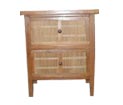 Two Doors Bamboo Chest