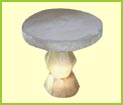 Limestone Table with Fiberglass Base