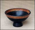 Black Terracotta fruit bowl